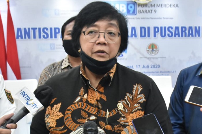 Menteri Lingkungan Hidup dan Kehutanan (LHK) Siti Nurbaya Bakar. (Dok. M.kominfo.go.id) 
