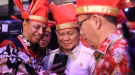 Acara Rapat Kerja Nasional (Rakernas) XVI Asosiasi Pemerintah Kota se-Indonesia (Apeksi) 2023 di Kota Makassar, Sulawesi Selatan. (Dok. Tim Media Prabowo Subainto)