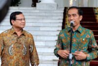 Presiden Jokowi dengan Menteri Pertahanan Prabowo Subianto. (Dok. Setkab.go.id)
