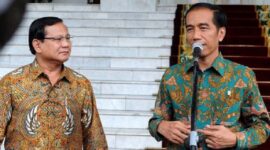 Presiden Jokowi dengan Menteri Pertahanan Prabowo Subianto. (Dok. Setkab.go.id)
