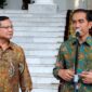 Presiden Jokowi dengan Menteri Pertahanan Prabowo Subianto. (Dok. Setkab.go.id)
