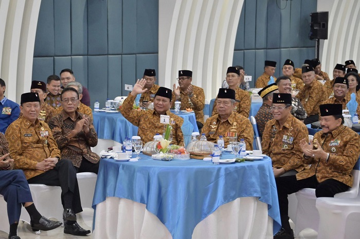 Menteri Pertahanan Prabowo Subianto menghadiri peringatan HUT ke-64 Pepabri Tahun 2023. (Facbook.com/@Kementerian Pertahanan Republik Indonesia )  