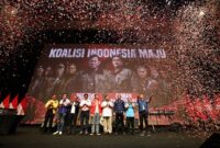 Capres Koalisi Indonesia Maju Prabowo Subianto menghadiri deklarasi Partai Solidaritas Indonesia (PSI) untuk dukungannya pada Pilpres 2024 mendatang. (Dok. TIm Media Prabowo Subianto)  