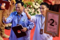 Pasangan Calon Presiden, Prabowo Subianto bersama Calon Wakil Presiden, Gibran Rakabuming. (Facebook.com/@Prabowo Subianto)