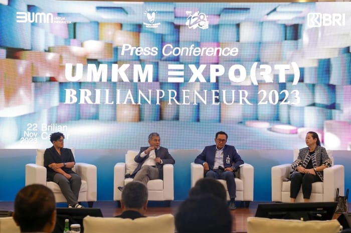 Press Conference UMKM Expo(RT) BRIlianpreneur 2023. (Dok. BRI)