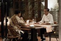 Presiden Jokowi Bertemu dengan Prabowo Subianto di Rumah Makan. (Facebook.com/@Prabowo Subianto)  