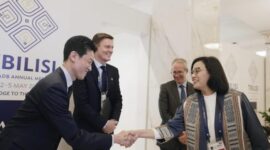 Menteri Keuangan (Menkeu) RI Sri Mulyani Indrawati menghadiri Pertemuan Tahunan Ke-57 Asian Development Bank (ADB) di Tbilisi, Georgia pada 2-5 Mei 2024. (Instagram.com/@smindrawati)