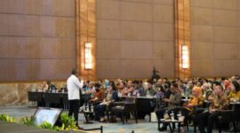 Badan Nasional Sertifikasi Profesi (BNSP) menyelenggarakan kegiatan sosialisasi Program Indonesia Kompeten 2024 di Hotel Pullman, Jakarta (16/5/24). (Doc.BNSP)
