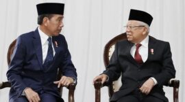 Presiden Joko Widodo bersama Wakil Presiden (Wapres) Ma'ruf Amin. (Instagram.com @kyai_marufamin)
