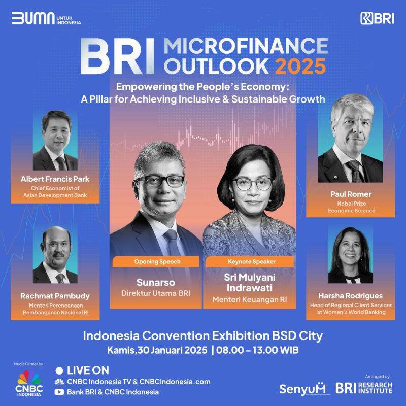 BRI Microfinance Outlook 2025, digelar pada 30 Januari 2025 di International Convention Exhibition (ICE) BSD City. (Dok. BRI)