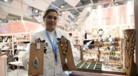 Bening by Helena, sebuah brand perhiasan dengan desain unik berbahan batu alam khusus untuk wanita. (Dok. BRI)