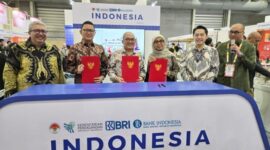 BRI berkolaborasi dengan Bank Indonesia, Kementerian Perdagangan Republik Indonesia, serta Kedutaan Besar Republik Indonesia di Singapura dalam ajang FHA-Food & Beverage 2025. (Dok. BRI)