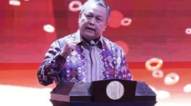 Gubernur Bank Indonesia Perry Warjiyo memaparkan proyeksi pertumbuhan ekonomi 2025 dalam RDG Agustus, menyoroti optimisme yang didorong tiga faktor utama. (Dok. Bo.go.id)

