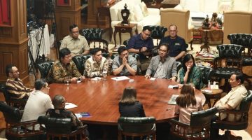 Prabowo dorong ekonomi adil dengan koperasi desa, BUMN bersih, dan swasta kuat sebagai tiga pilar baru pembangunan Indonesia. (Dok. Tim Media Prabowo)