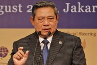 Presiden ke-5 Republik Indonesia, Susilo Bambang Yudhoyono berbicara di pameran Art for Peace, menekankan dialog pasca demo sebagai modal optimisme dan persatuan bangsa. (Instagram.com @presidenyudhoyonoalbum)