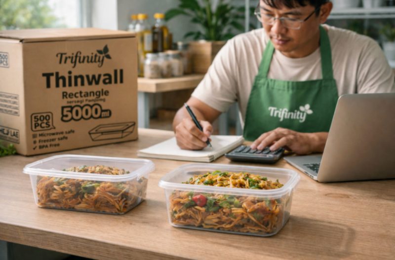 Jangan mau rugi karena kemasan murah! 😱💸 Investasi di wadah Trifinity terbukti bikin bisnis lebih untung karena anti-pecah dan minim komplain.